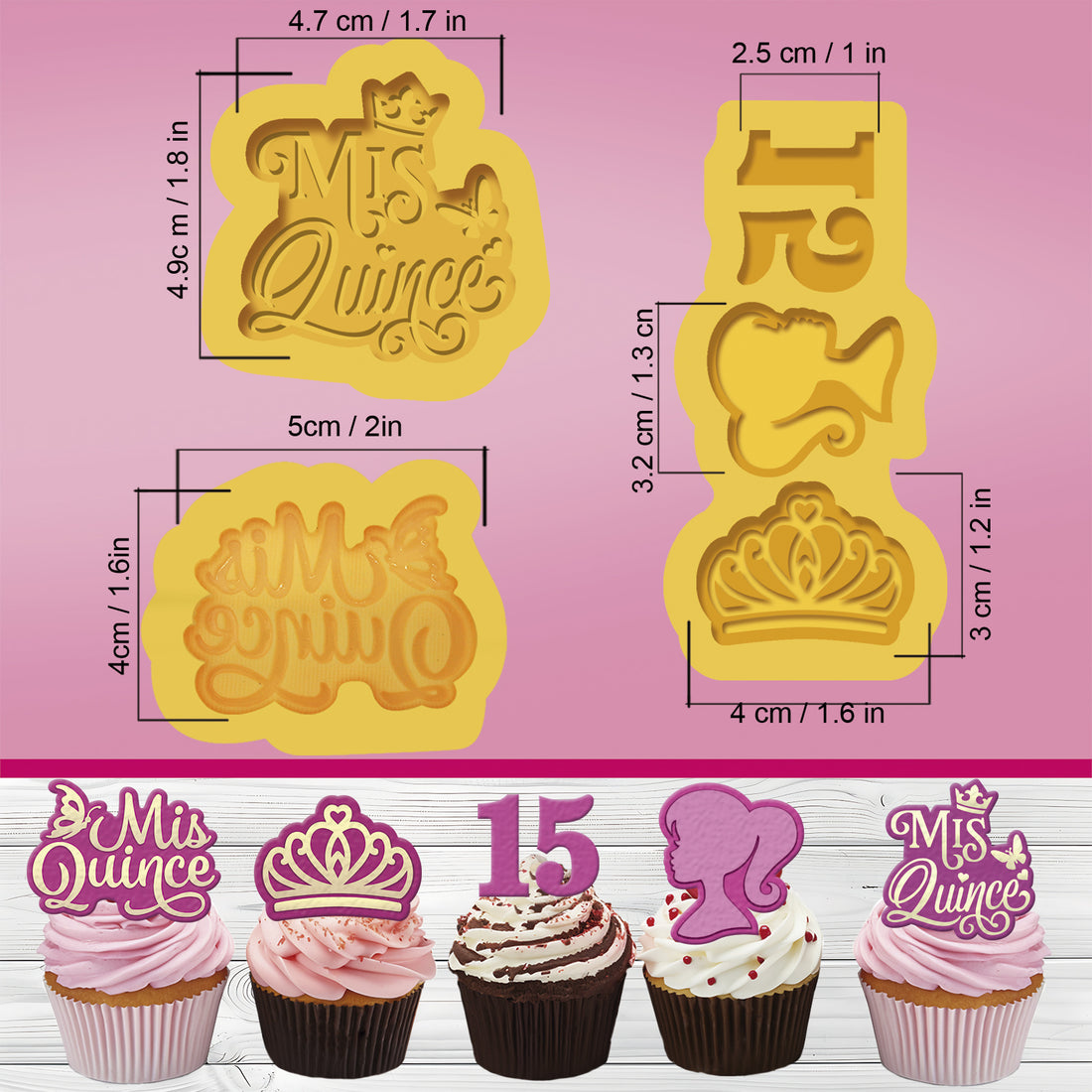 Chocolate Mold SET 15 AÑOS--SET3