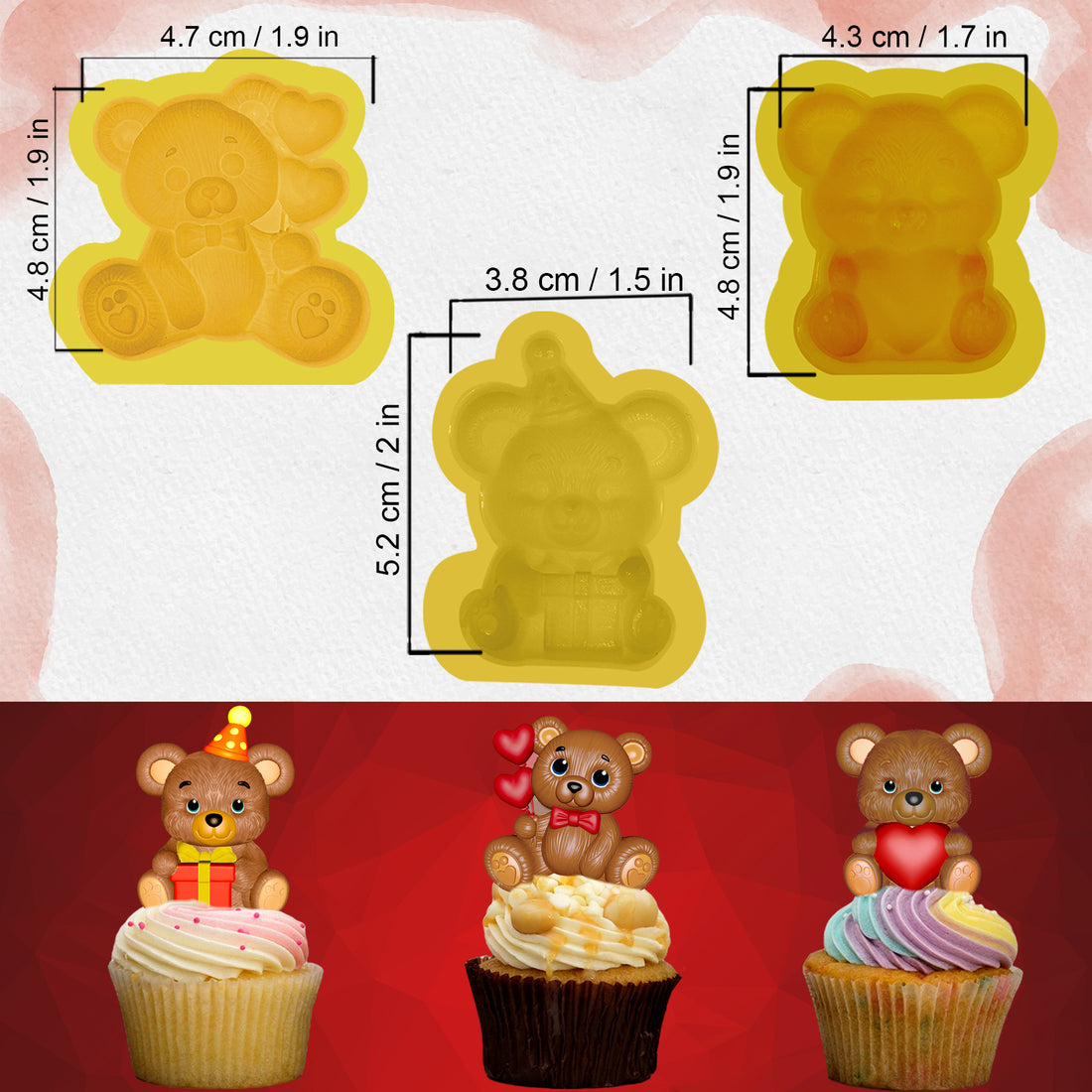 Chocolate mold SET I love you
