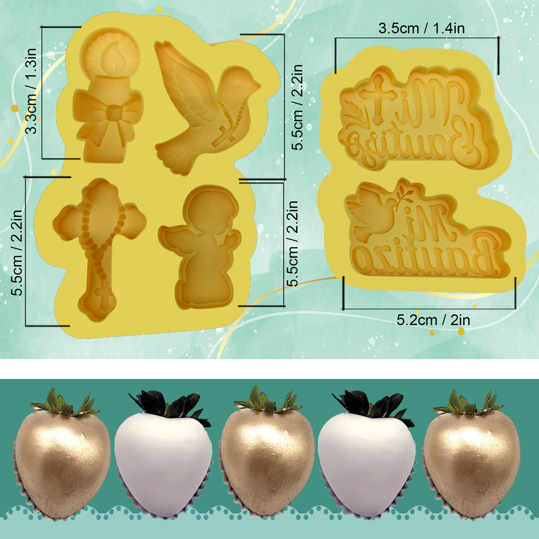 Chocolate Mold SET BAUTIZO--SET3