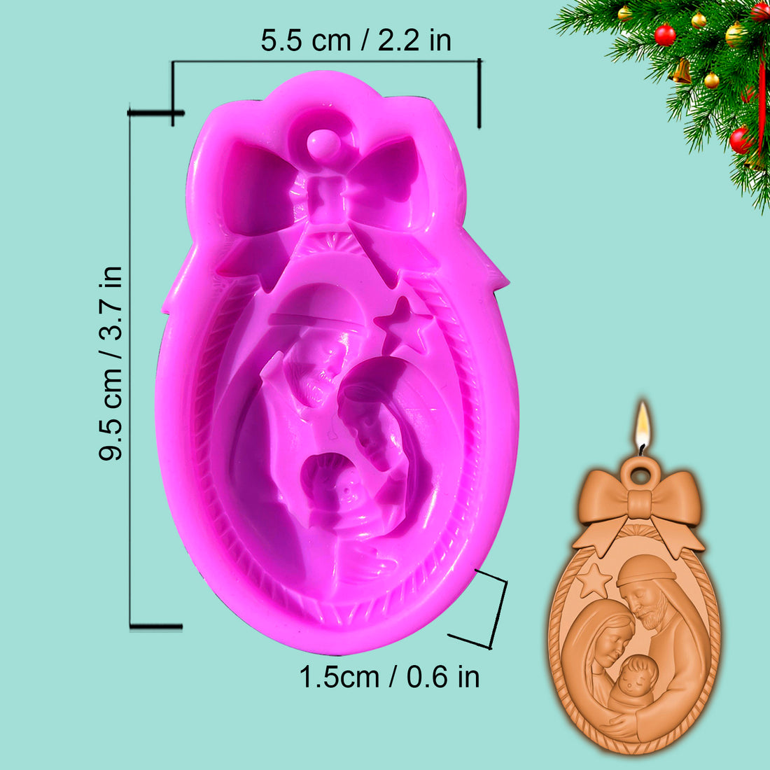 Bombillo ovalado sagrada Familia