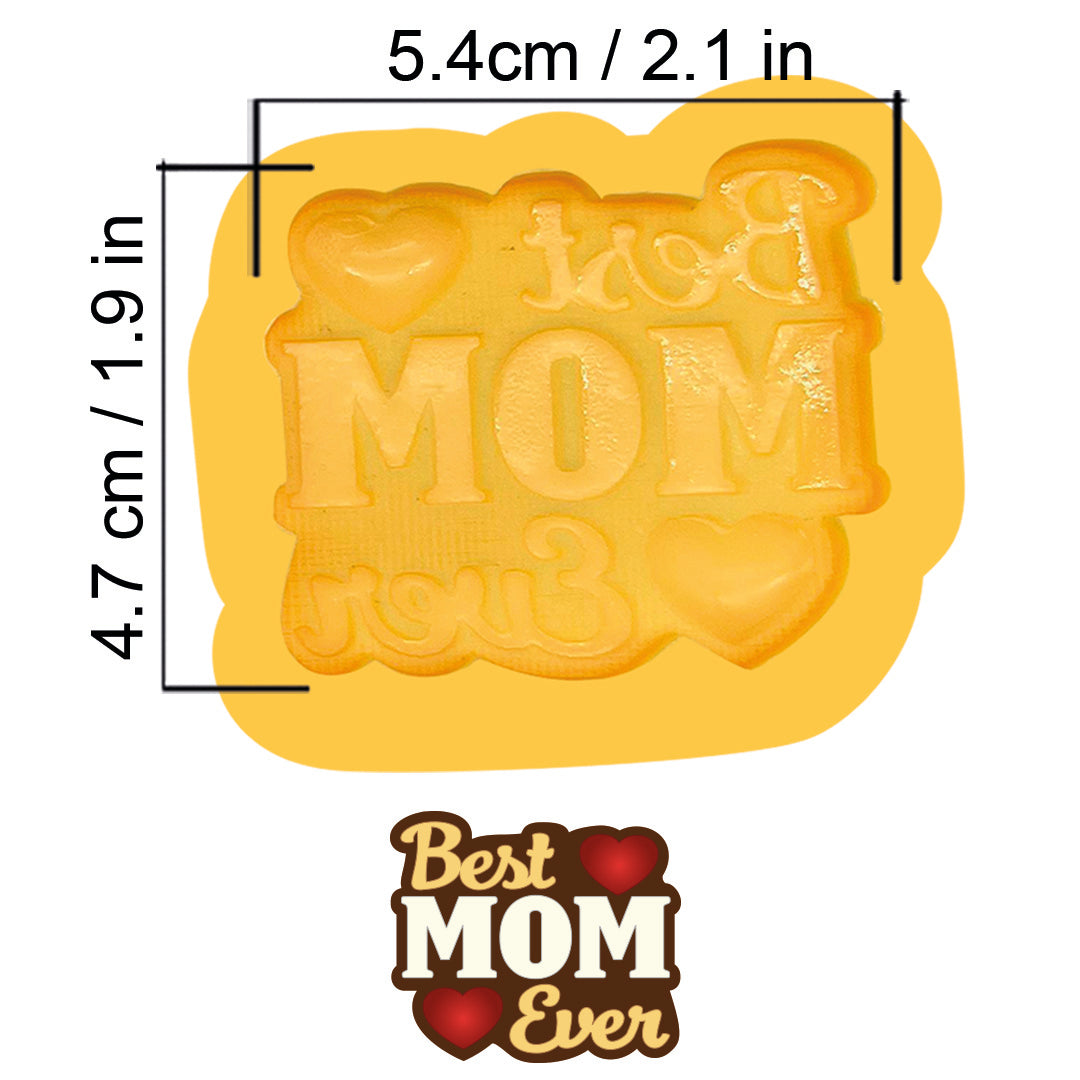 Chocolate Mold Mold I love you MAMA with arabesque