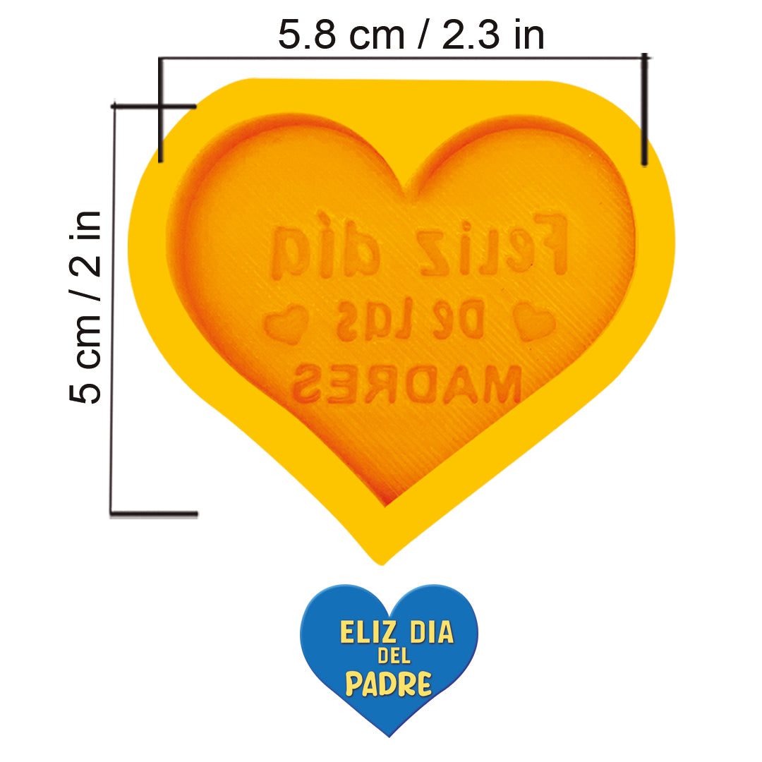 Chocolate mold SET I love you