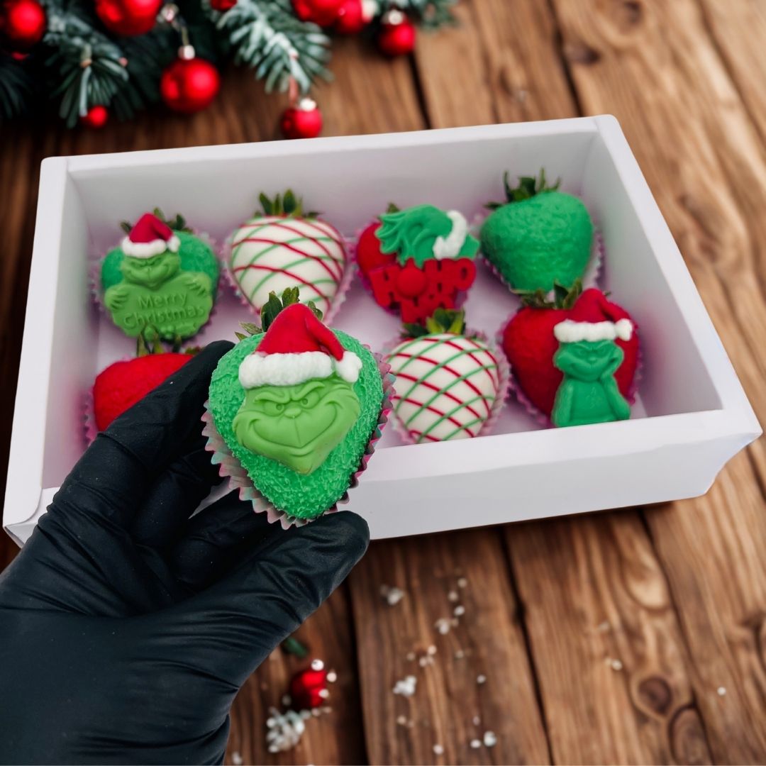 2 piezas  molde de silicon 3d navidad Grinc hoho