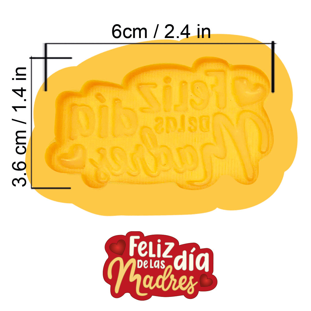 Chocolate Mold Mold I love you MAMA with arabesque
