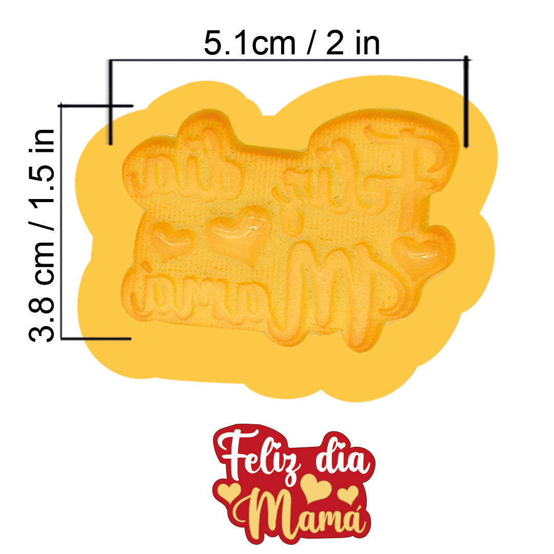 Chocolate Mold MOLDE FELIA DIA MAMA