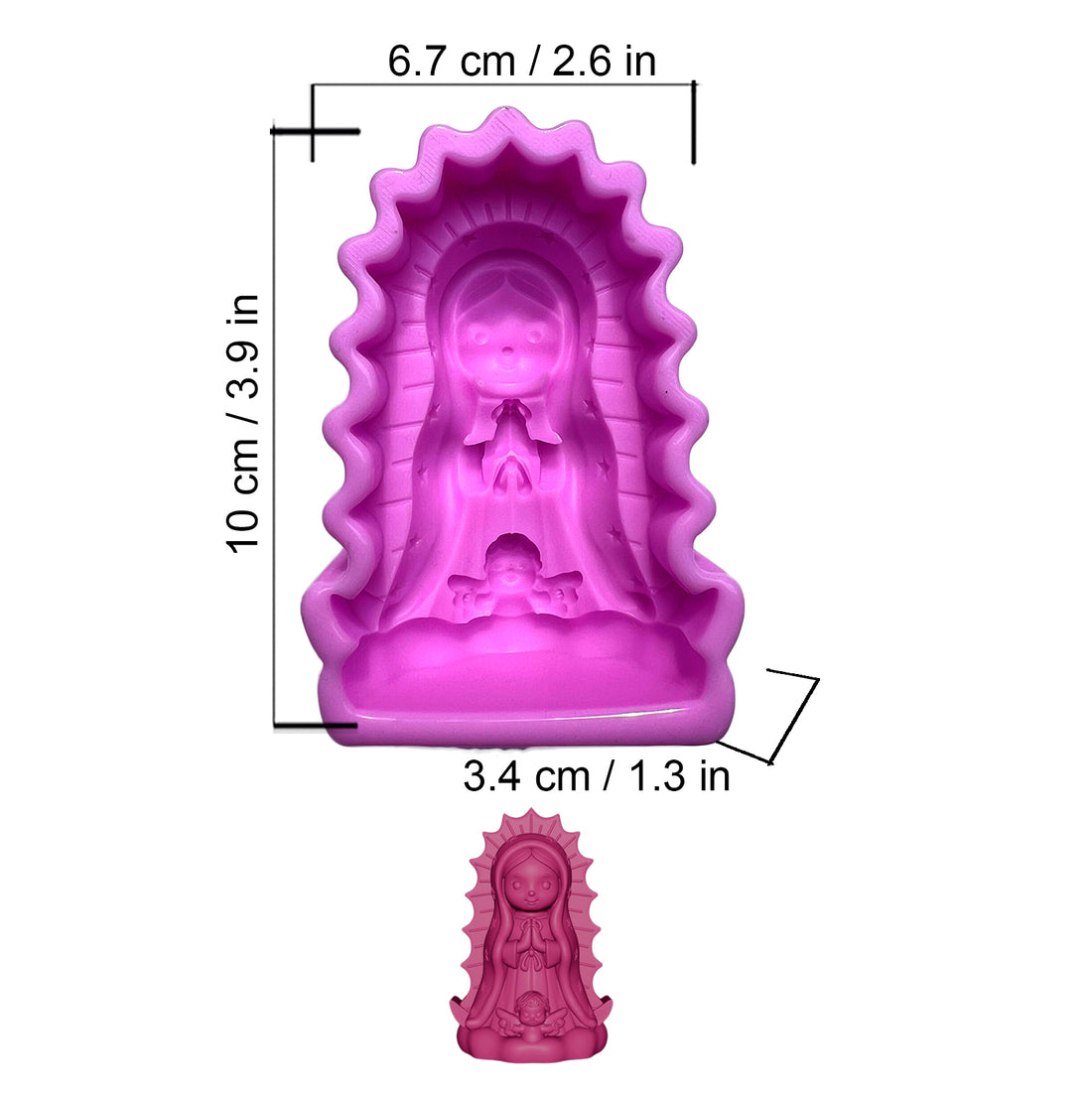 Virgen Guadalupe con niño