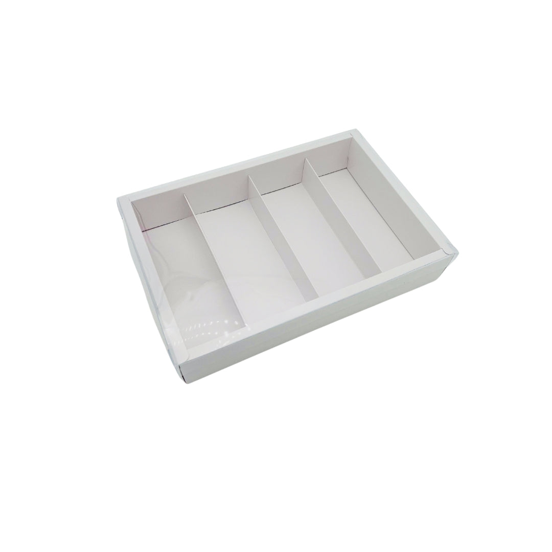Box with acetate 4 divisions x 4 units