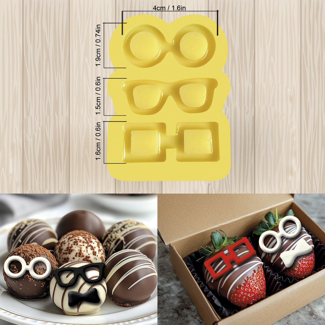molde de silicon lentes