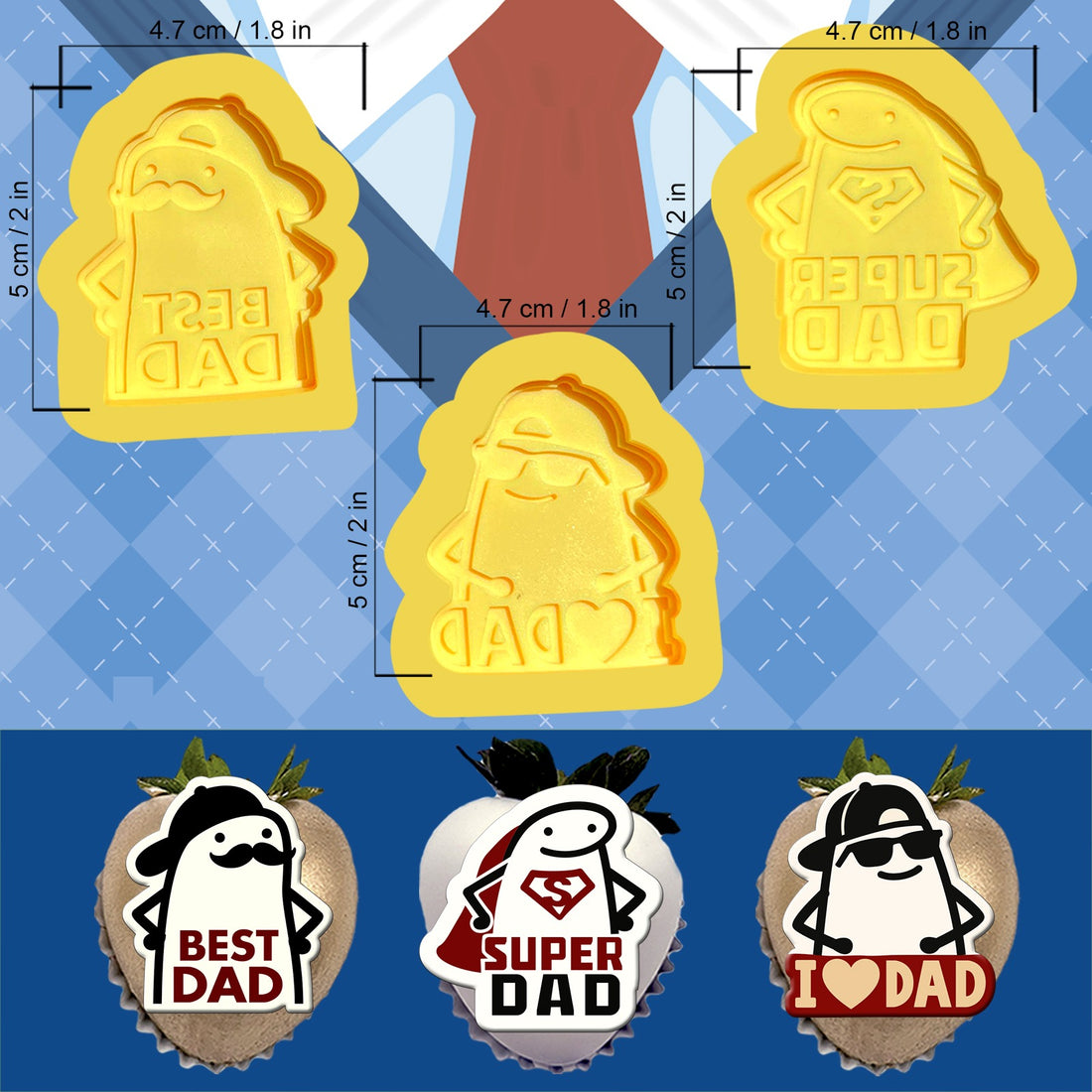 Chocolate mold SET I love you