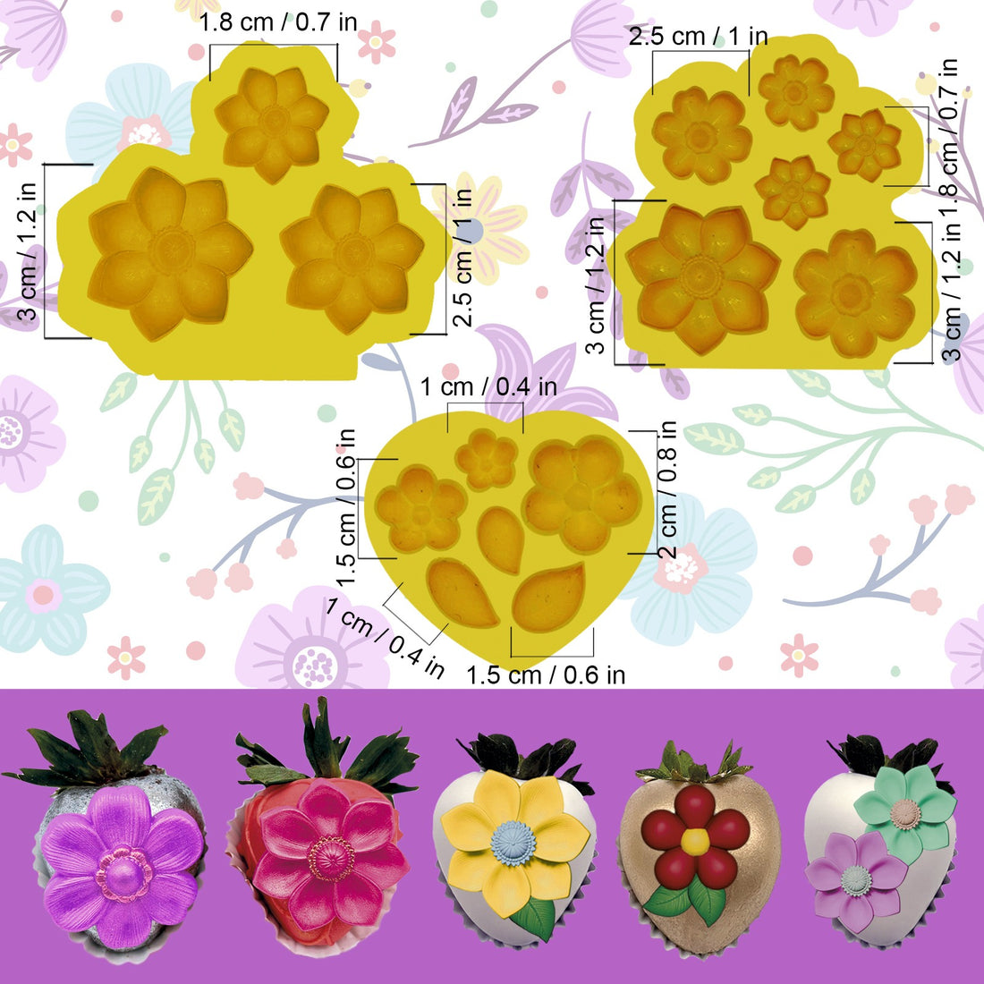 Chocolate mold SET I love you
