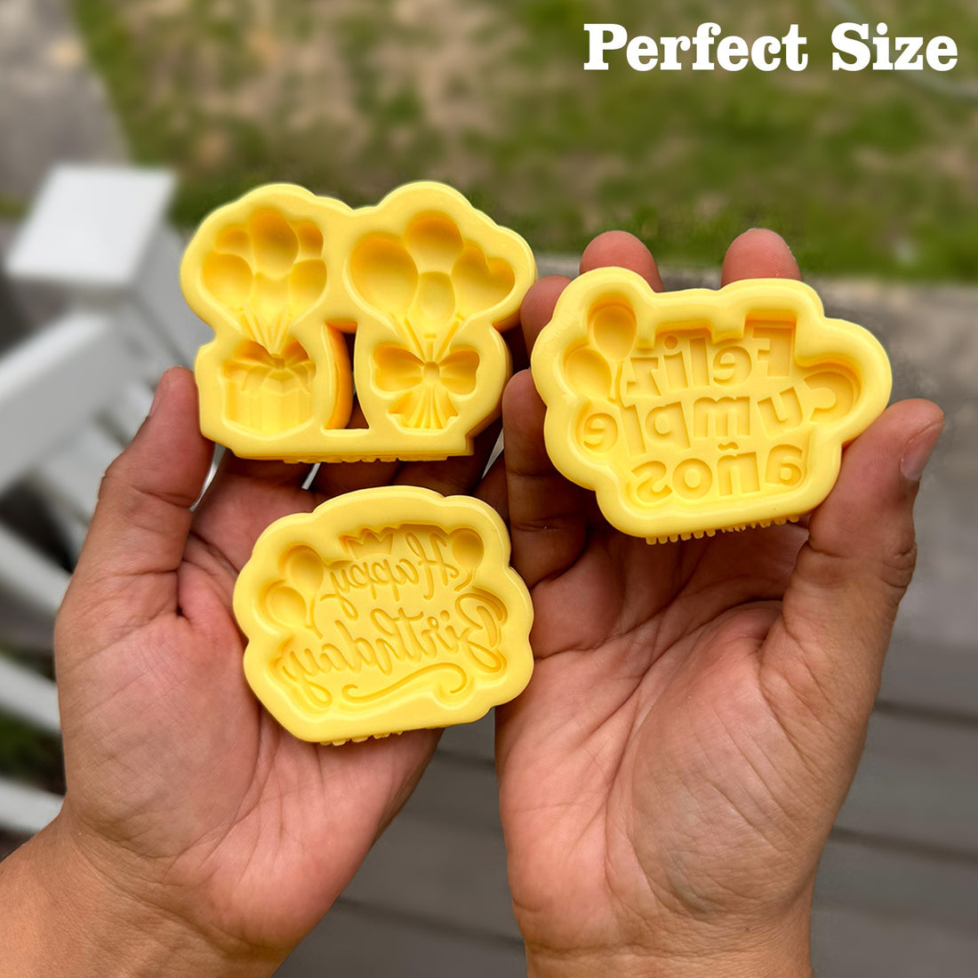 silicone mold christmas 3 pieces set